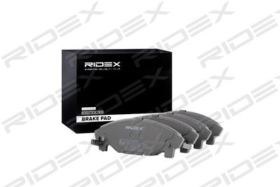 402B0604 RIDEX Комплект тормозных колодок, дисковый тормоз