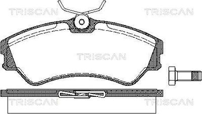 811029939 TRISCAN Комплект тормозных колодок, дисковый тормоз