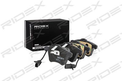 402B0917 RIDEX Комплект тормозных колодок, дисковый тормоз