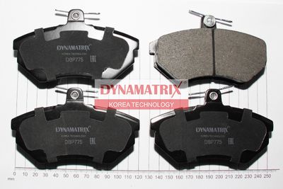 DBP775 DYNAMATRIX Комплект тормозных колодок, дисковый тормоз