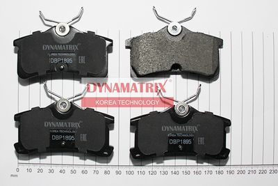 DBP1895 DYNAMATRIX Комплект тормозных колодок, дисковый тормоз