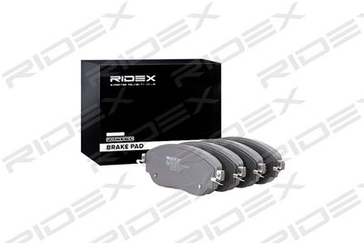 402B0804 RIDEX Комплект тормозных колодок, дисковый тормоз