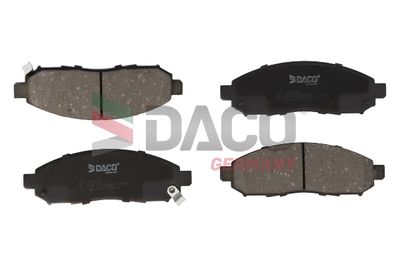 322603 DACO Germany Комплект тормозных колодок, дисковый тормоз