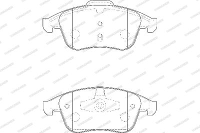 WBP24709A WAGNER Комплект тормозных колодок, дисковый тормоз