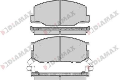 N09740 DIAMAX Комплект тормозных колодок, дисковый тормоз