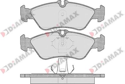 N09097 DIAMAX Комплект тормозных колодок, дисковый тормоз
