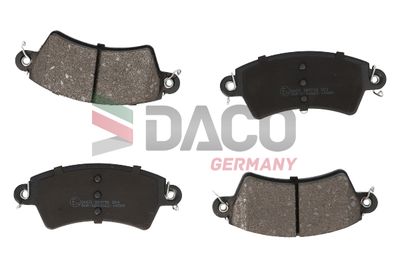 323736 DACO Germany Комплект тормозных колодок, дисковый тормоз
