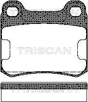 811023115 TRISCAN Комплект тормозных колодок, дисковый тормоз