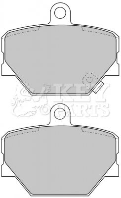 KBP1679 KEY PARTS Комплект тормозных колодок, дисковый тормоз