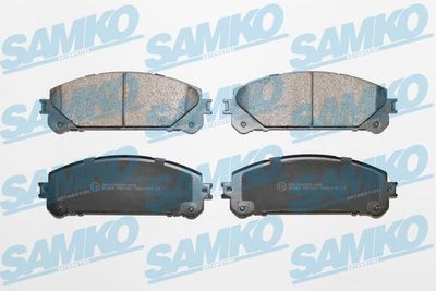 5SP1691 SAMKO Комплект тормозных колодок, дисковый тормоз