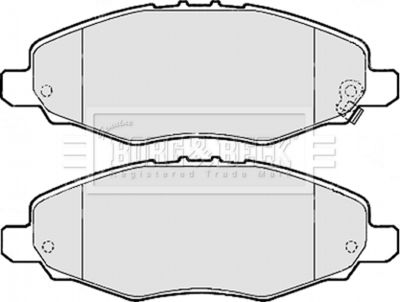 BBP2113 BORG & BECK Комплект тормозных колодок, дисковый тормоз