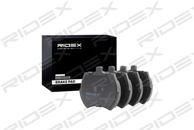 402B0672 RIDEX Комплект тормозных колодок, дисковый тормоз