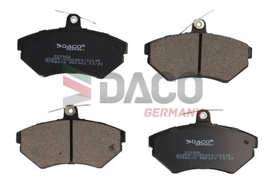 329966 DACO Germany Комплект тормозных колодок, дисковый тормоз