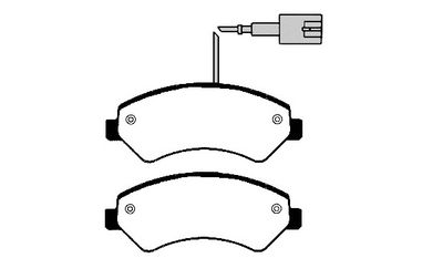 RA08863 RAICAM Комплект тормозных колодок, дисковый тормоз