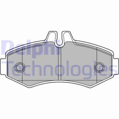 LP1425 DELPHI Комплект тормозных колодок, дисковый тормоз