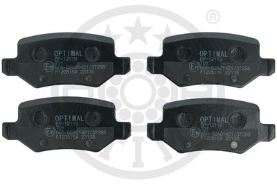 BP12119 OPTIMAL Комплект тормозных колодок, дисковый тормоз