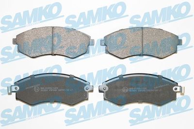 5SP348 SAMKO Комплект тормозных колодок, дисковый тормоз