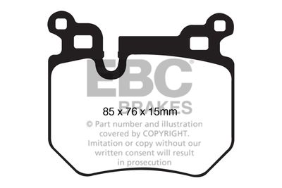 DP41996R EBC Brakes Комплект тормозных колодок, дисковый тормоз