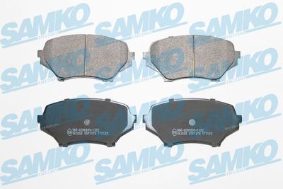 5SP1378 SAMKO Комплект тормозных колодок, дисковый тормоз