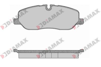 N09420 DIAMAX Комплект тормозных колодок, дисковый тормоз