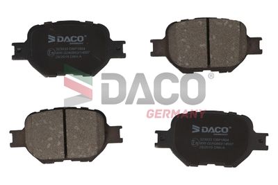 323933 DACO Germany Комплект тормозных колодок, дисковый тормоз