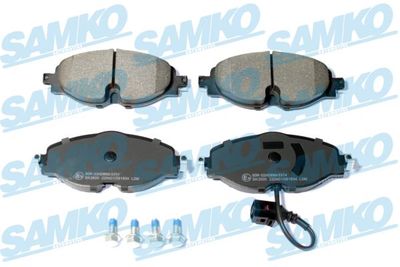 5SP1834 SAMKO Комплект тормозных колодок, дисковый тормоз