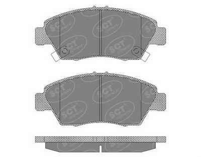 SP621PR SCT - MANNOL Комплект тормозных колодок, дисковый тормоз