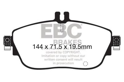 DP62165 EBC Brakes Комплект тормозных колодок, дисковый тормоз