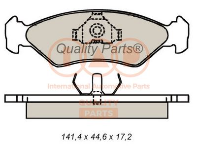 70411012 IAP QUALITY PARTS Комплект тормозных колодок, дисковый тормоз