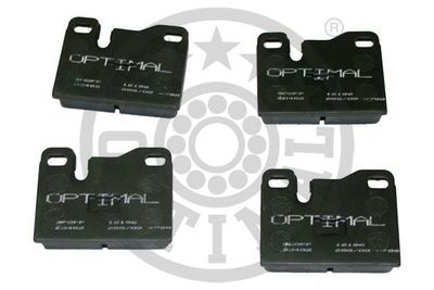 BP12196 OPTIMAL Комплект тормозных колодок, дисковый тормоз