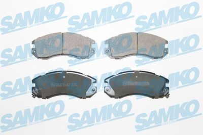 5SP546 SAMKO Комплект тормозных колодок, дисковый тормоз