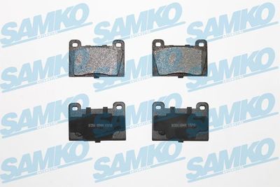 5SP491 SAMKO Комплект тормозных колодок, дисковый тормоз