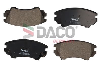 323642 DACO Germany Комплект тормозных колодок, дисковый тормоз