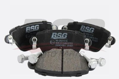 BSG30200027 BSG Комплект тормозных колодок, дисковый тормоз