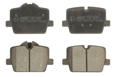 C2B036ABE ABE Комплект тормозных колодок, дисковый тормоз