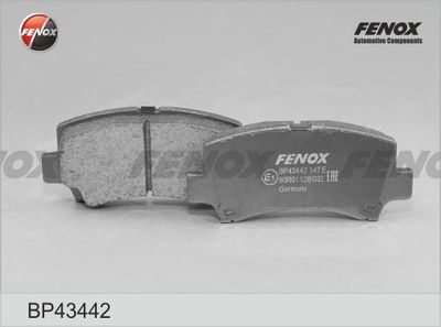 BP43442 FENOX Комплект тормозных колодок, дисковый тормоз