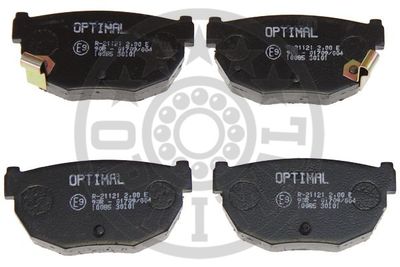 10085 OPTIMAL Комплект тормозных колодок, дисковый тормоз