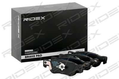 402B0893 RIDEX Комплект тормозных колодок, дисковый тормоз