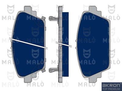 1050119 AKRON-MALÒ Комплект тормозных колодок, дисковый тормоз