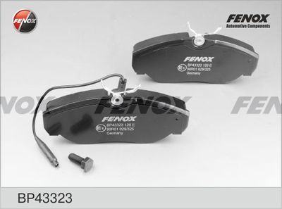 BP43323 FENOX Комплект тормозных колодок, дисковый тормоз