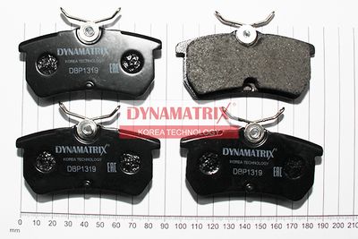 DBP1319 DYNAMATRIX Комплект тормозных колодок, дисковый тормоз