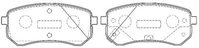 FP0004 FIT Комплект тормозных колодок, дисковый тормоз