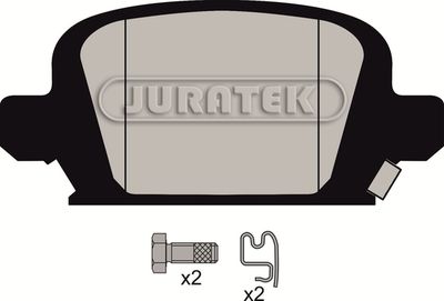 JCP1472 JURATEK Комплект тормозных колодок, дисковый тормоз