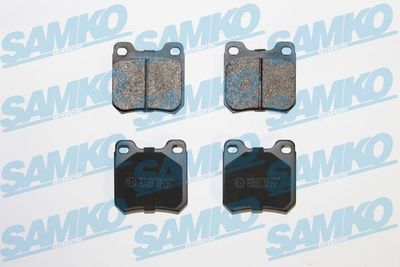 5SP206 SAMKO Комплект тормозных колодок, дисковый тормоз