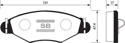 FBP1179 FI.BA Комплект тормозных колодок, дисковый тормоз