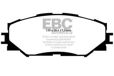 DP21791 EBC Brakes Комплект тормозных колодок, дисковый тормоз