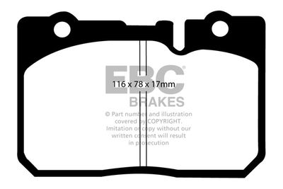 DP31154C EBC Brakes Комплект тормозных колодок, дисковый тормоз