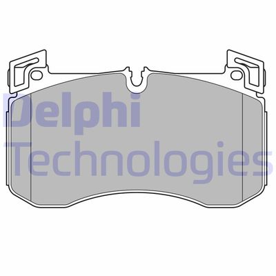 LP3728 DELPHI Комплект тормозных колодок, дисковый тормоз