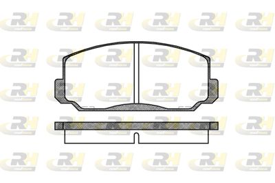 209800 ROADHOUSE Комплект тормозных колодок, дисковый тормоз