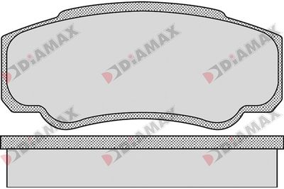 N09056 DIAMAX Комплект тормозных колодок, дисковый тормоз